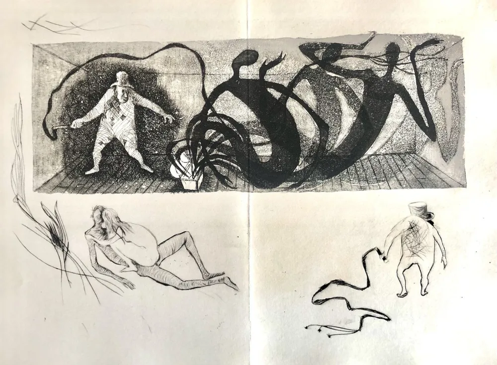 蚀刻版画 Bo - Le Meneur d'ombres