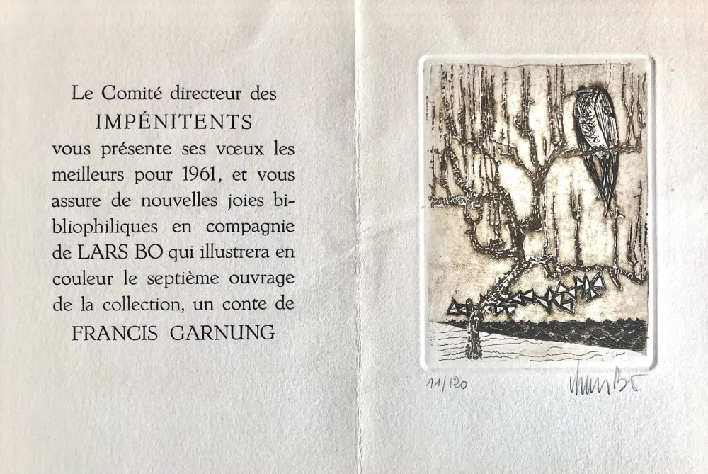 蚀刻版画 Bo - Le Meneur d'ombres