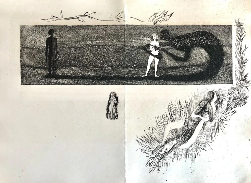 蚀刻版画 Bo - Le Meneur d'ombres