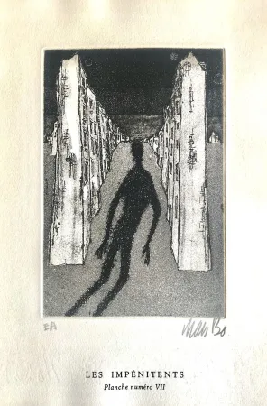 蚀刻版画 Bo - Le Meneur d'ombres