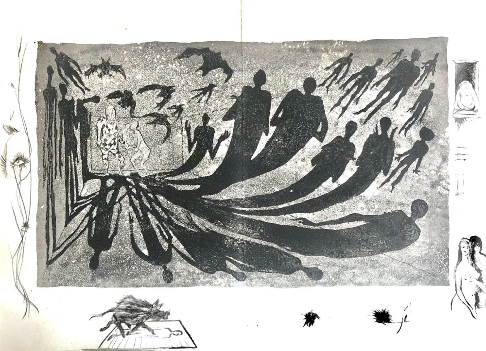 蚀刻版画 Bo - Le Meneur d'ombres