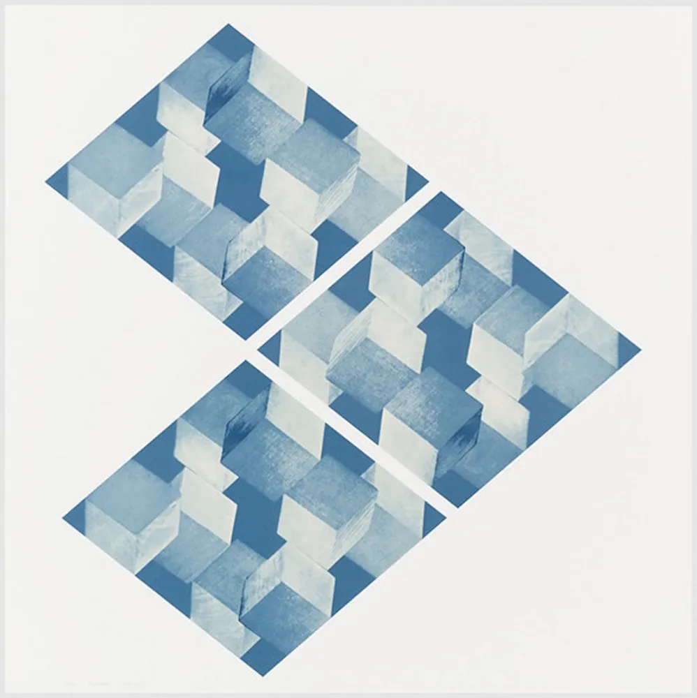 丝网印刷 Bochner - Untitled (Four X Four X Four)