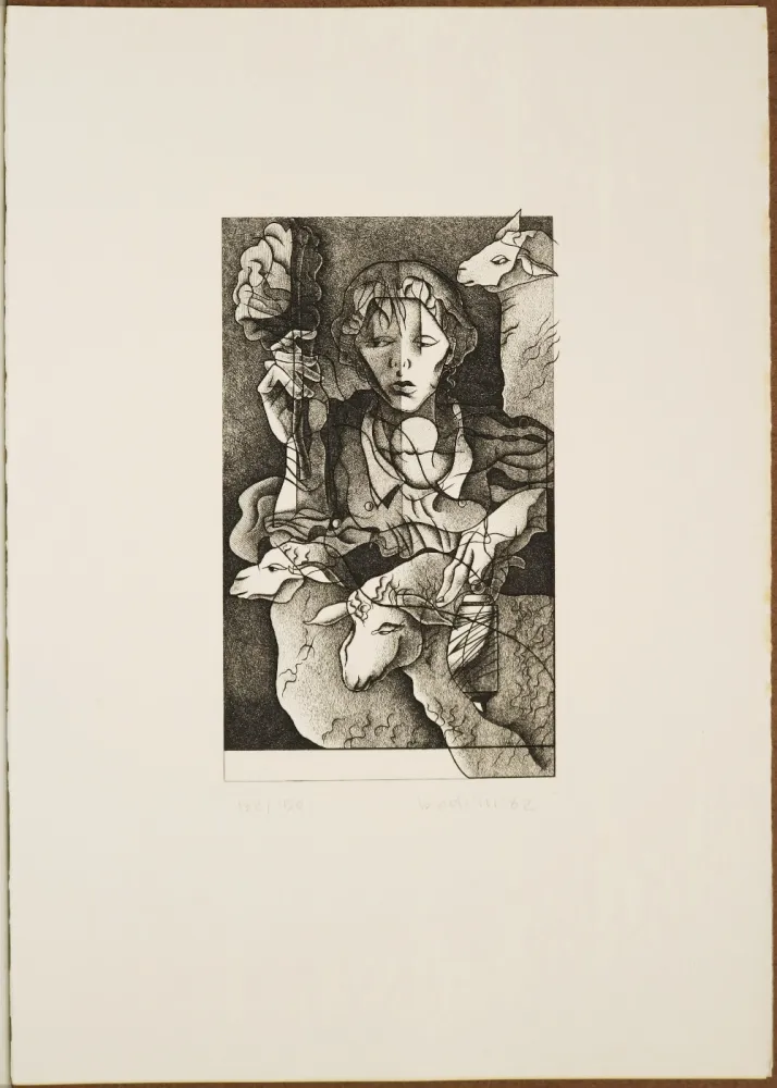 蚀刻版画 Bodini - Amarilli