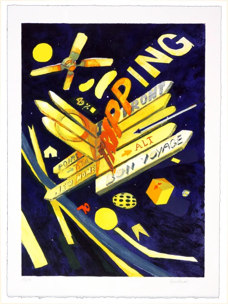石版画 Boesen - Bon Voyage
