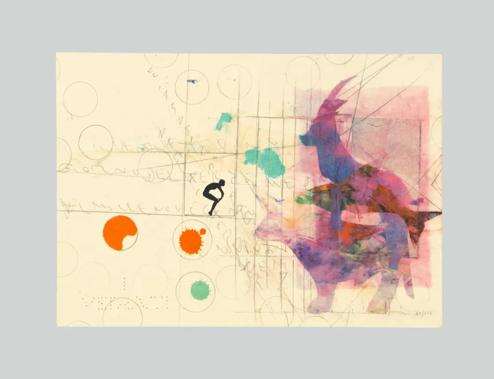 石版画 Boetti - Boetti A4