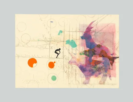 石版画 Boetti - Boetti A4