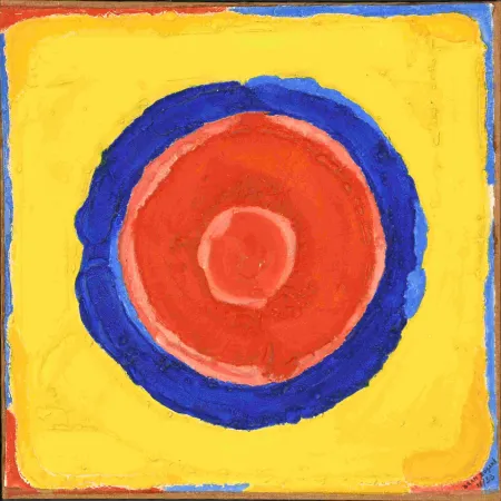 版画 Bogart - Red on Blue on Yellow 