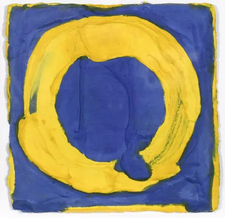 版画 Bogart - Untitled (Blue – yellow)