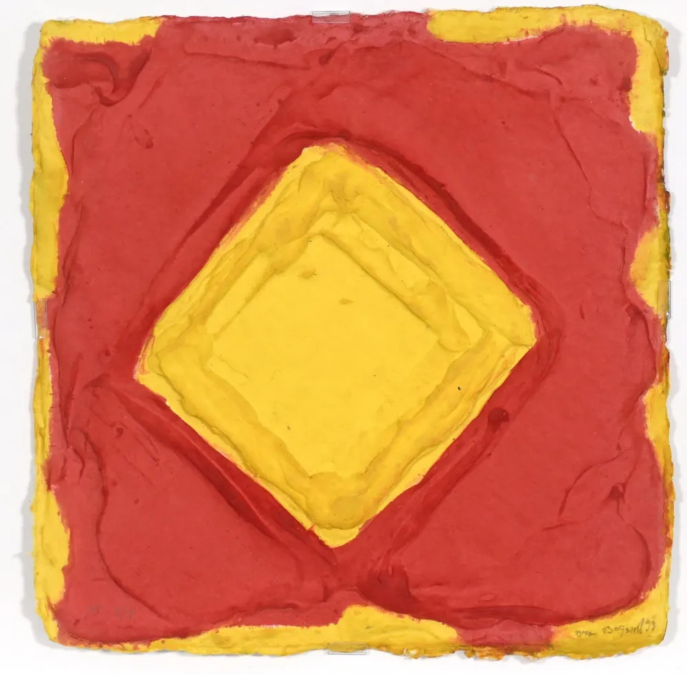 版画 Bogart - Untitled (yellow – red)
