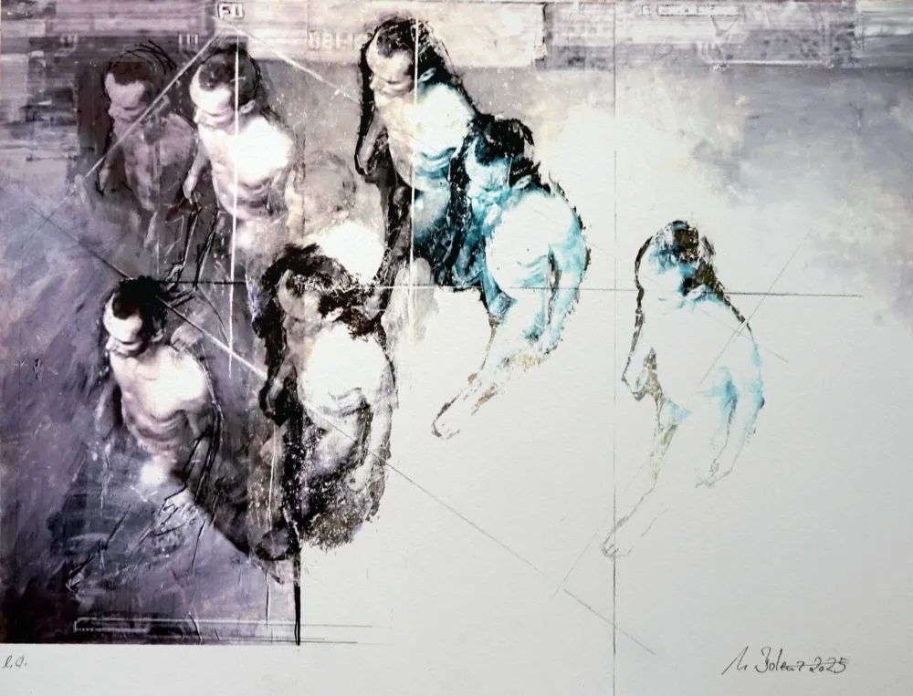 版画 Bolenz - A drone view