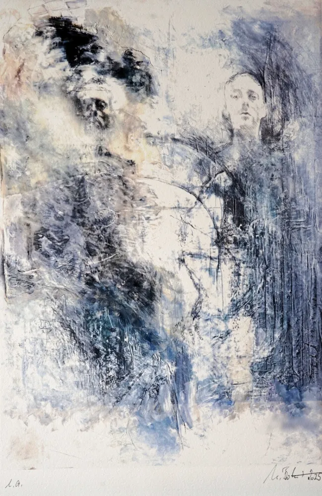 版画 Bolenz - Mensch-Fossil