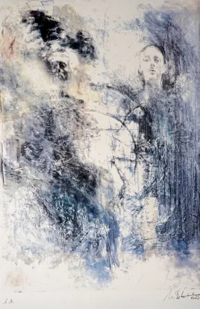 版画 Bolenz - Mensch-Fossil