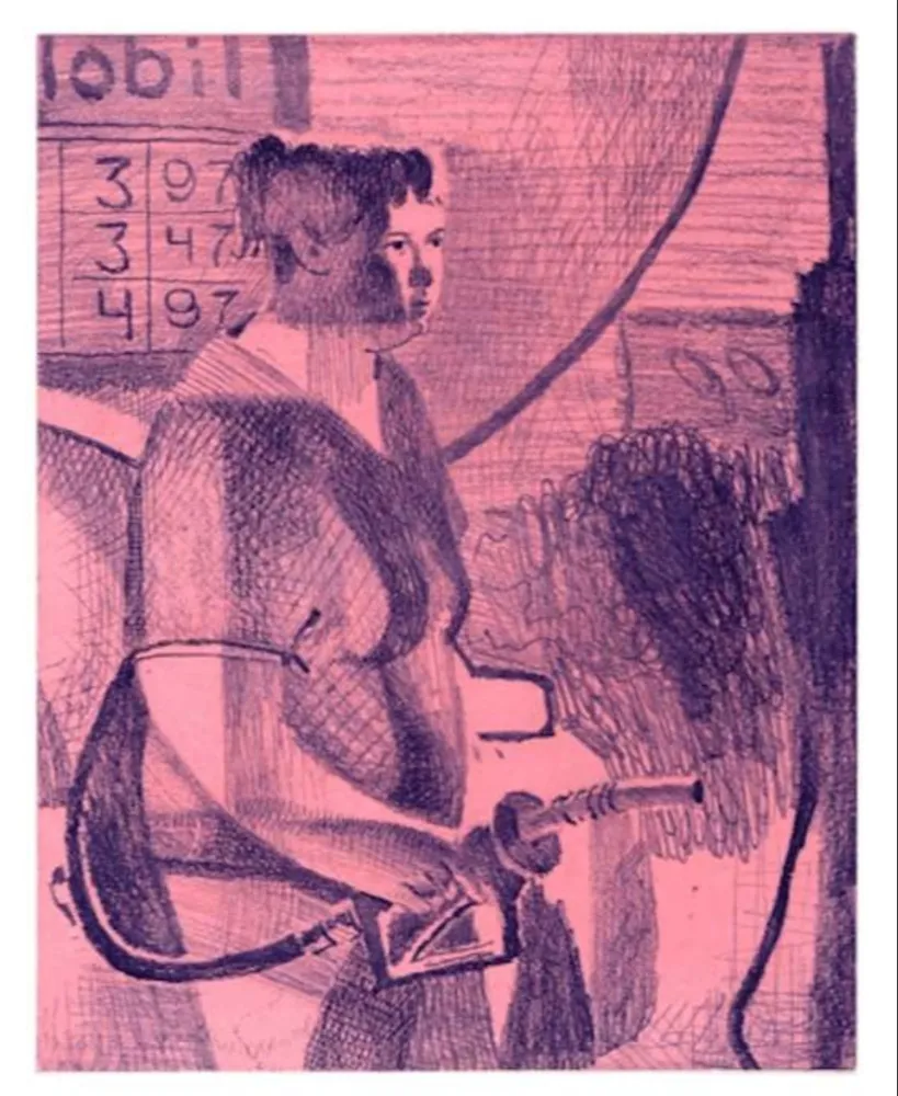 版画 Bollinger - Untitled (Pump Station Pause)