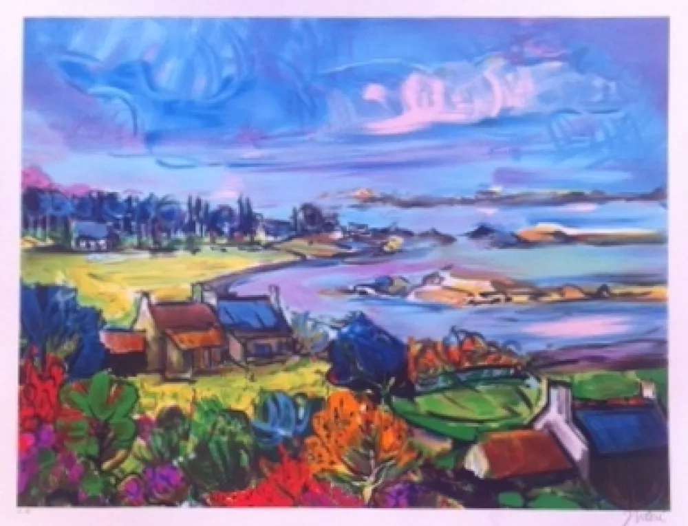 石版画 Bolorè  - La bretagne