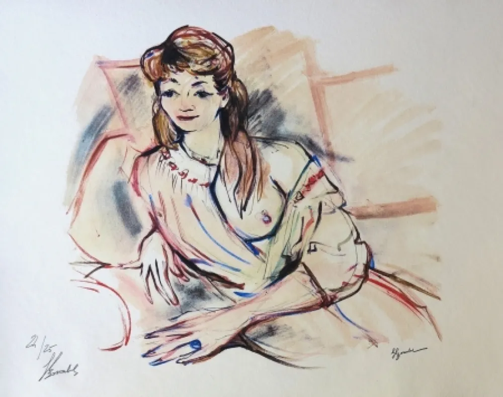 石版画 Bonabel -  Louis-Ferdinand Céline - AUTOPORTRAIT / SELF-PORTRAIT