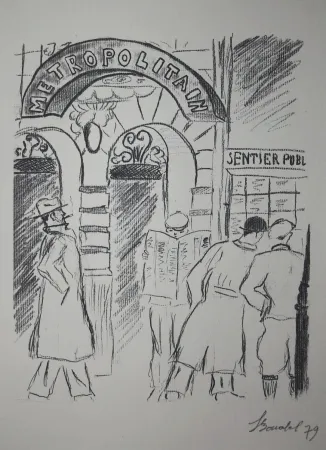 版画 Bonabel - Louis-Ferdinand Céline - Gravure Originale 