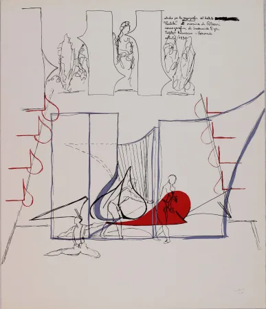石版画 Bonalumi - Composizione