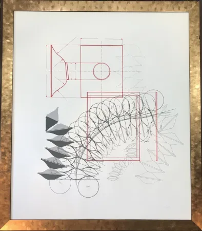 石版画 Bonalumi - Senza titolo 