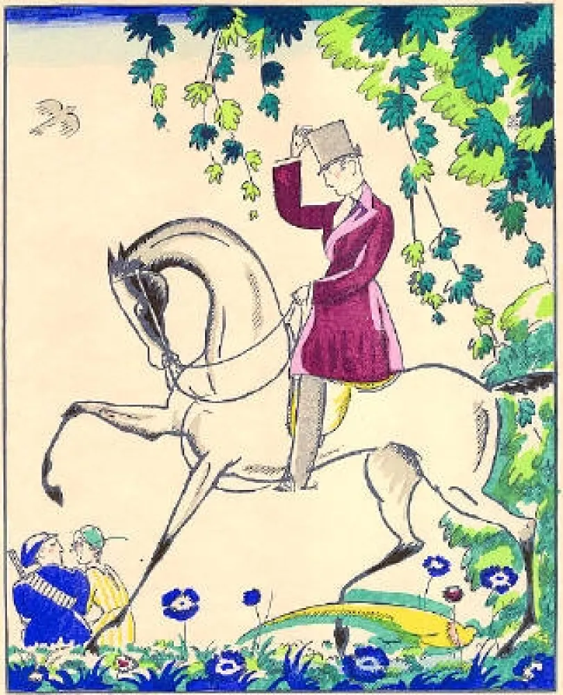 镂版印刷 Bonfils - Le cavalier