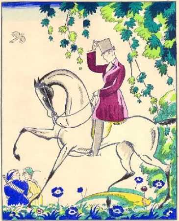 镂版印刷 Bonfils - Le cavalier