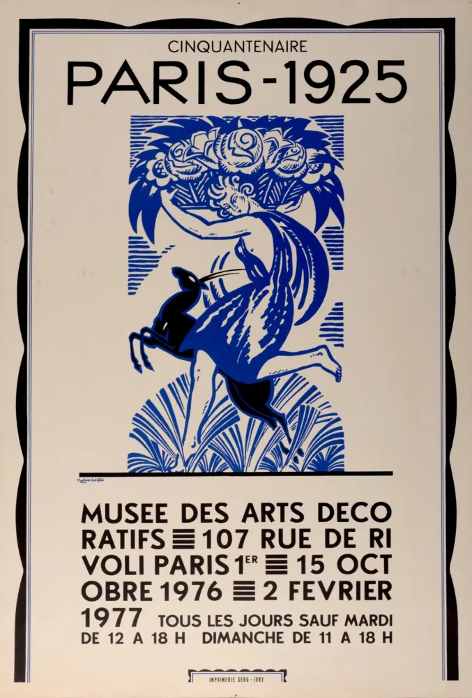 石版画 Bonfils - Paris 1925 - Musée des Arts Décoratifs, 1976