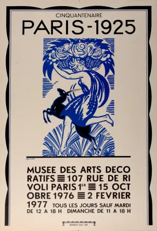 石版画 Bonfils - Paris 1925 - Musée des Arts Décoratifs, 1976