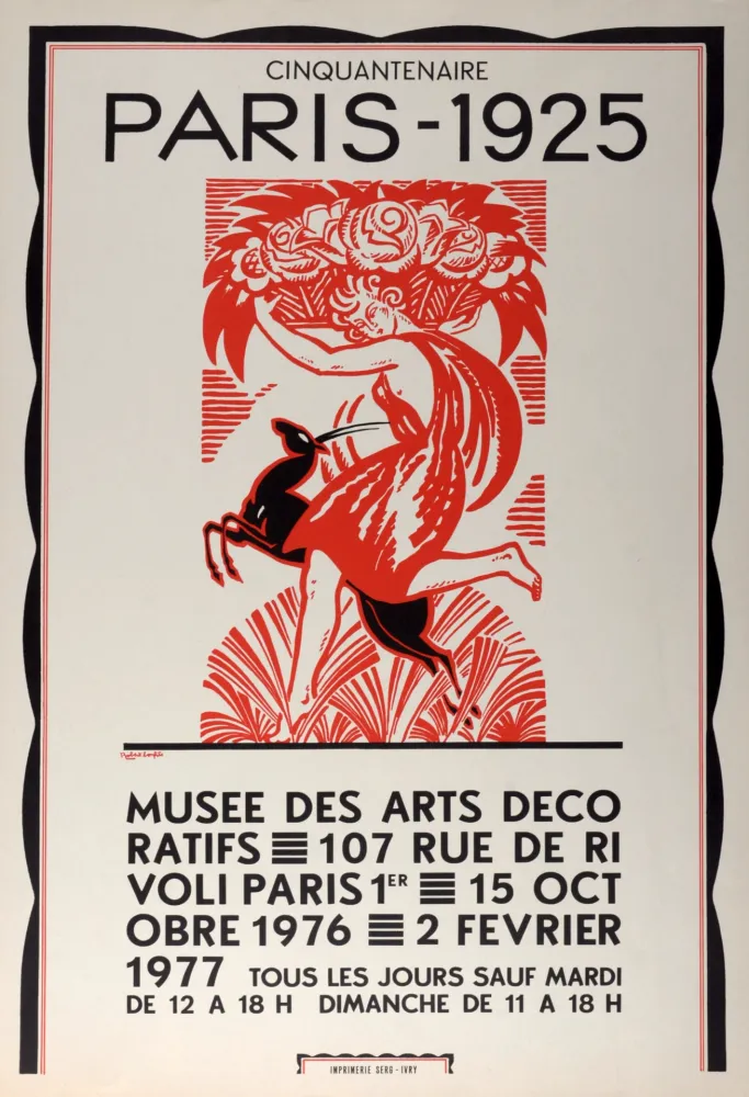 石版画 Bonfils - Paris 1925 - Musée des Arts Décoratifs, 1976