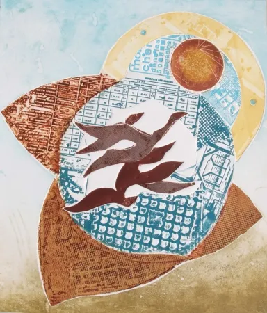 版画 Boni - Voltiger