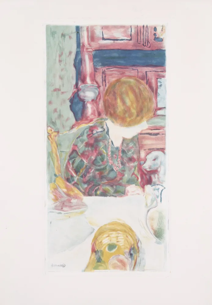 飞尘腐蚀法 Bonnard - La Femme au chien