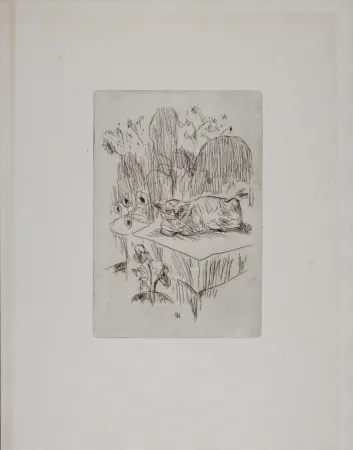 蚀刻版画 Bonnard - La Vie de Sainte Monique (C), 1930