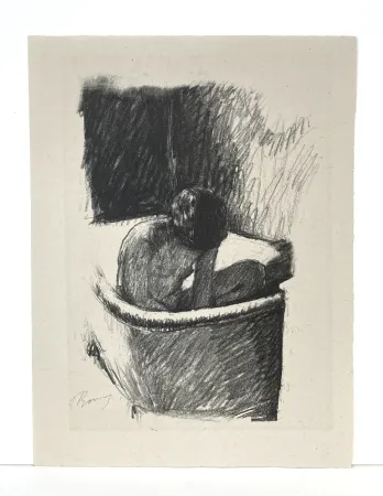 石版画 Bonnard - Le Bain
