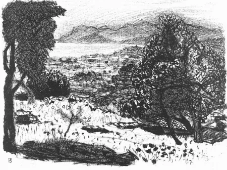 石版画 Bonnard - Paisage du midi