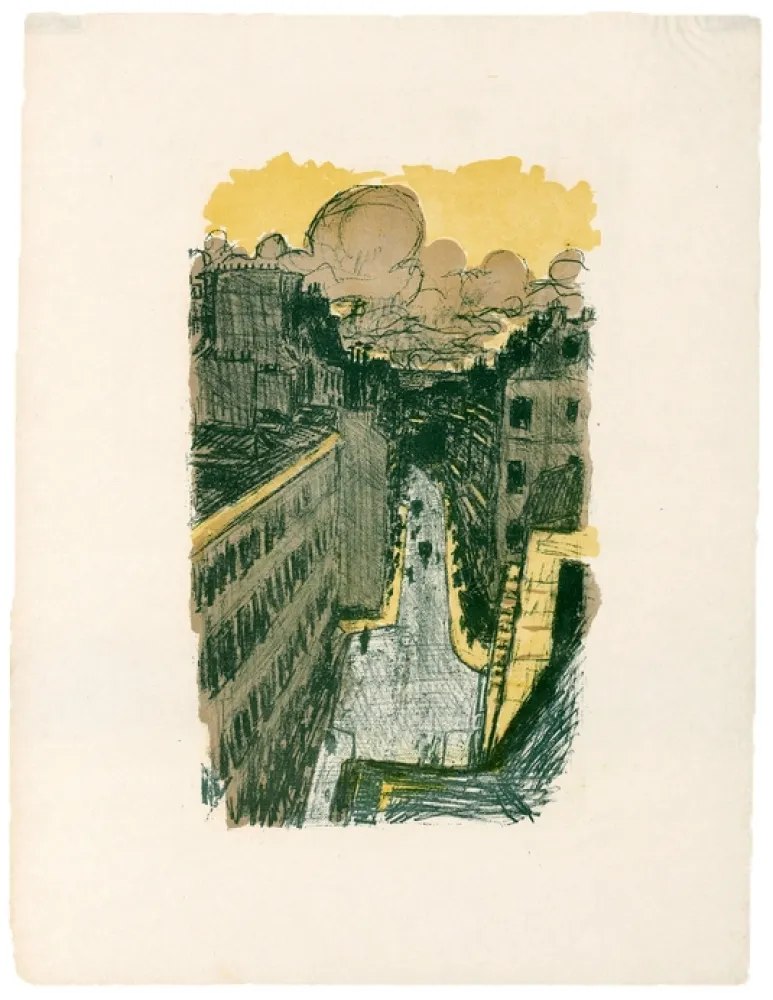 石版画 Bonnard - Quelques aspects de la vie de Paris 11