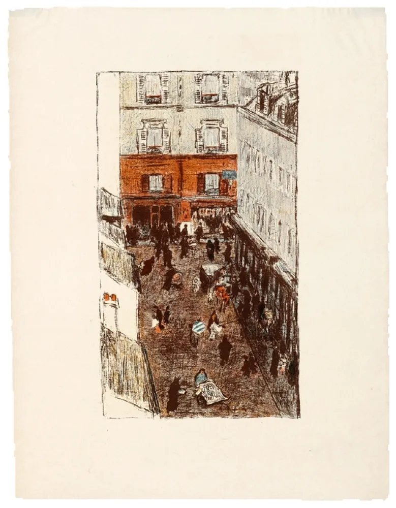 石版画 Bonnard - Quelques aspects de la vie de Paris 11