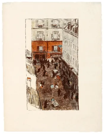 石版画 Bonnard - Quelques aspects de la vie de Paris 11