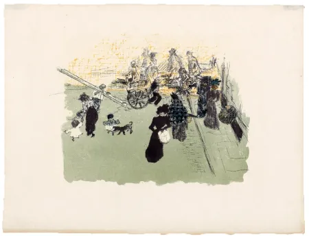 石版画 Bonnard - Quelques aspects de la vie de Paris 2