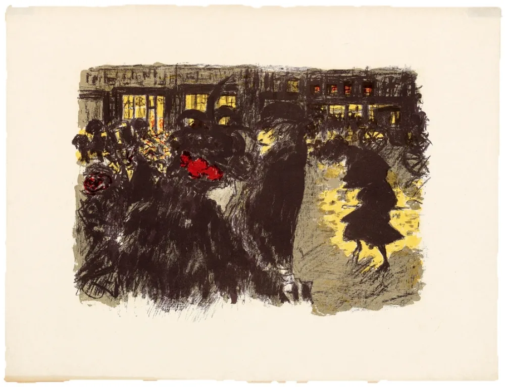 石版画 Bonnard - Quelques aspects de la vie de Paris 4