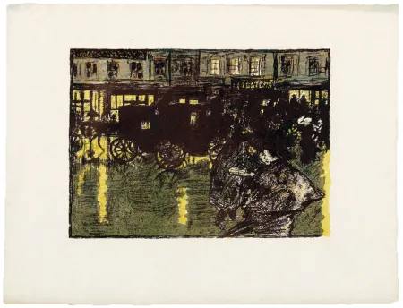 石版画 Bonnard - Quelques aspects de la vie de Paris 8