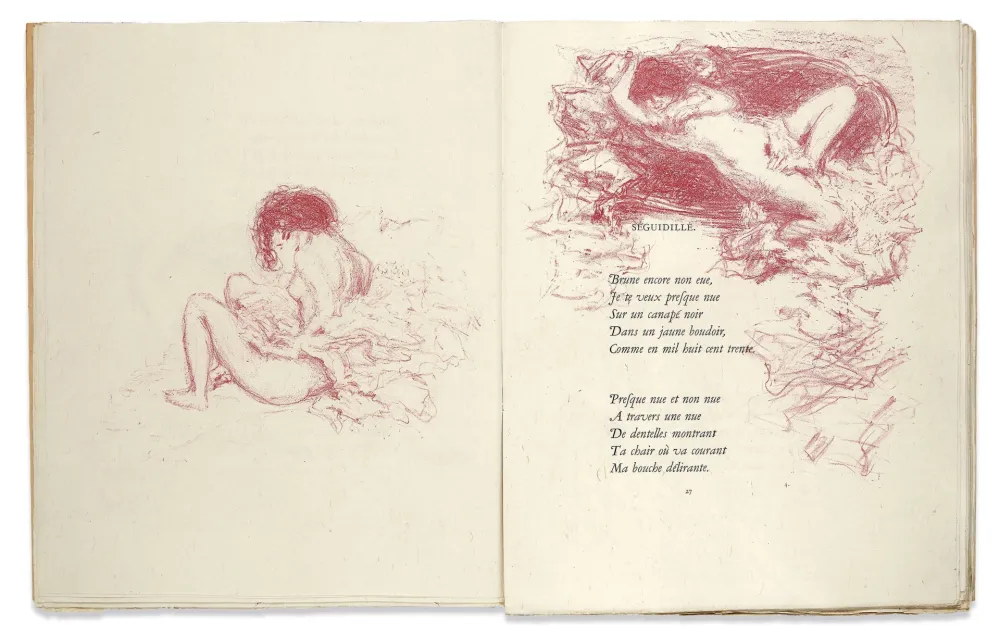 插图书 Bonnard - Verlaine. PARALLÈLEMENT. 109 lithographies originales (Vollard 1900)