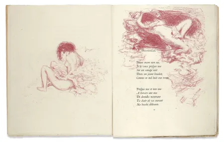 插图书 Bonnard - Verlaine. PARALLÈLEMENT. 109 lithographies originales (Vollard 1900)
