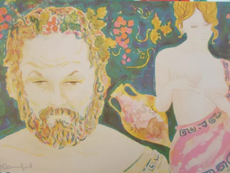 石版画 Bonnefoit - Le couple