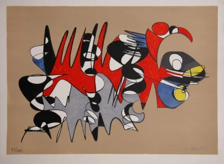 石版画 Bordas - Untitled