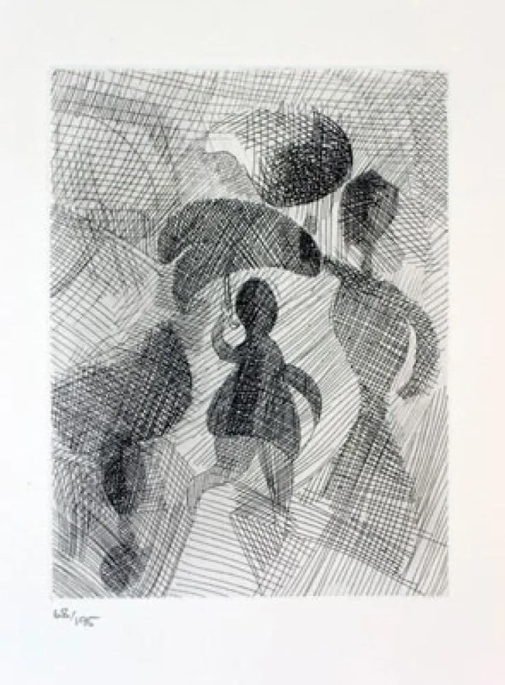 蚀刻版画 Bores - Carpeta