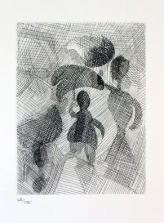 蚀刻版画 Bores - Carpeta