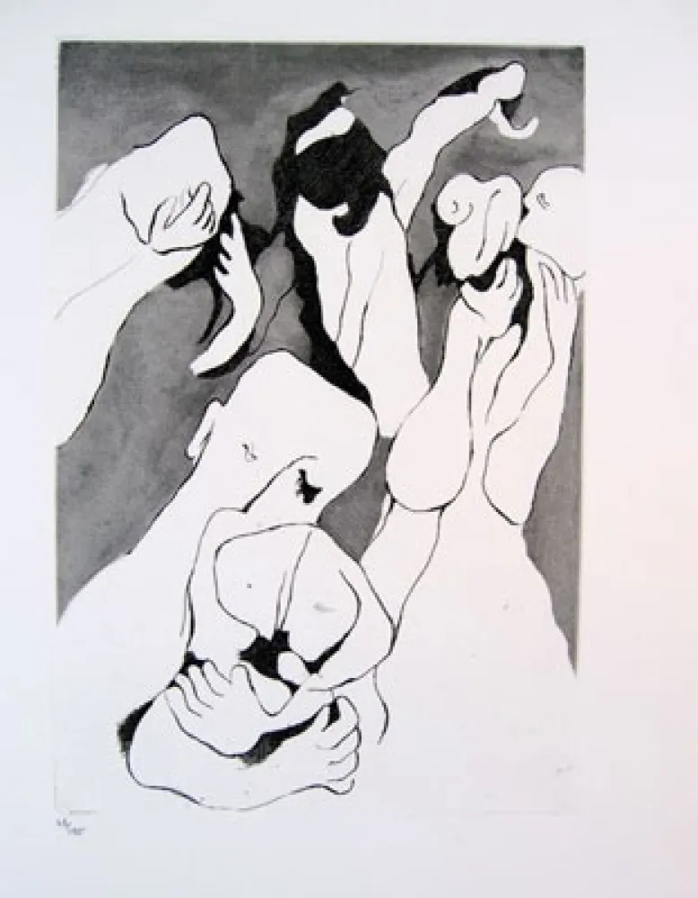 蚀刻版画 Bores - Carpeta