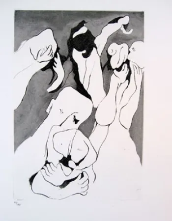 蚀刻版画 Bores - Carpeta