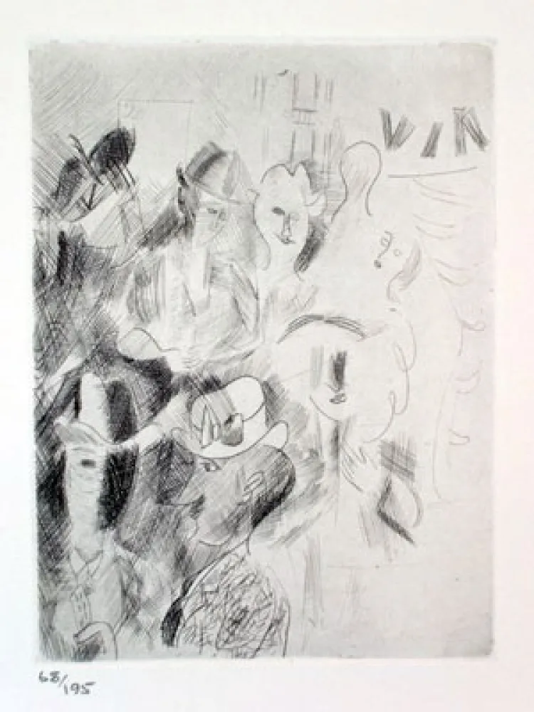 蚀刻版画 Bores - Carpeta