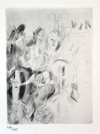 蚀刻版画 Bores - Carpeta