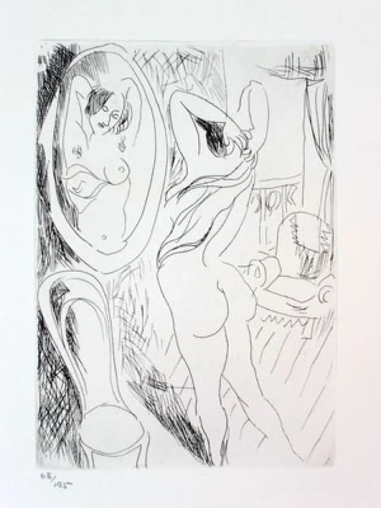 蚀刻版画 Bores - Carpeta