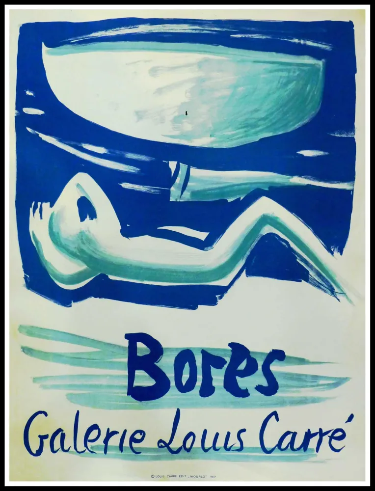 海报 Bores - FRANCISCO BORES - GALERIE LOUIS CARRÉ
